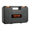 VEVOR Impact Socket Set with 1/2" Drive, Comprising 23 Pieces in SAE (7/16" -1") & Metric Measurements, 6 Point Cr-V Alloy Steel, Ideal for Car Maintenance, Includes Ratchet Handle and Durable Storage Case