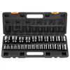 VEVOR Impact Socket Set 1/2 Inches 26 Piece Impact Sockets, Shallow Socket, 6-Point Sockets, Rugged Construction, CR-V, 1/2 Inches Drive Socket Set Impact Metric 10mm - 36mm, with a Storage Cage