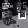VEVOR 3/8" Drive Impact Socket Set, 12 Piece Shallow Socket Set SAE 5/16"-1", 6 Point Cr-Mo Alloy Steel for Auto Repair, Easy-to-Read Size Markings, Rugged Construction, Includes Storage Case