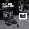 VEVOR 3/8" Drive Impact Socket Set, 11 Piece Deep Socket Set SAE 5/16"-1", 6 Point CR-V Alloy Steel for Auto Repair, Easy-to-Read Size Markings, Rugged Construction, Includes Storage Case