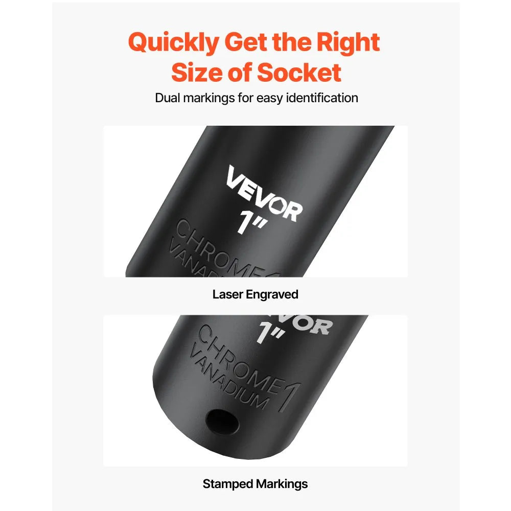 Vevor Impact Socket Set 1/2