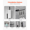 VEVOR Paper Towel Holder Under Cabinet, High-Quality Stainless Steel Paper Towel Holder, Self Adhesive or Drilling Paper Towel Holder Wall Mount for Kitchen, Bathroom, Pantry