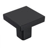 VEVOR Cabinet Knobs, 10 Pack, 1.18 Inch Black Zinc Alloy Drawer Pulls & Door Handles, Square Kitchen Solid Knobs Dresser Handles, Cupboard Hardware with Screws for Bathroom Closet Cabinets Drawers