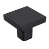 VEVOR Cabinet Knobs, 10 Pack, 1.18 Inch Black Zinc Alloy Drawer Pulls & Door Handles, Square Kitchen Solid Knobs Dresser Handles, Cupboard Hardware with Screws for Bathroom Closet Cabinets Drawers