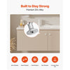 VEVOR Cabinet Knobs, 25 Pack, 1.1 Inch Zinc Alloy Drawer Pulls & Door Handles, Mushroom Kitchen Dresser Solid Knobs, Cupboard Hardware with Screws for Bathroom Closet Cabinets Drawers, Nickel Color