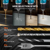 VEVOR Drill Bit Set, 101 Pieces Drill and Driver Bit Set, Screwdriver Bit Set Suitable for Wood Metal Cement Drilling and Screw Driving, Drill Bit Sets Combo Kit Assorted in Organized Carrying Case