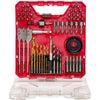 VEVOR Drill Bit Set, 70 Pieces Drill and Driver Bit Set, Screwdriver Bit Set Suitable for Wood Metal Cement Drilling and Screw Driving, Drill Bit Sets Combo Kit Assorted in Organized Carrying Case