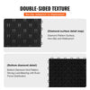 VEVOR Garage Tiles Interlocking, 12 x 12 x 0.53 inch 50 Pack Garage Floor Covering Tiles, Non-Slip Double-Sided Texture Garage Flooring Tiles, for Garages, Basements, Repair Shops, Black