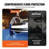 VEVOR Garage Tiles Interlocking, 12 x 12 x 0.53 inch 50 Pack Garage Floor Covering Tiles, Non-Slip Double-Sided Texture Garage Flooring Tiles, for Garages, Basements, Repair Shops, Blue