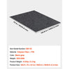 VEVOR Waterproof Garage Floor Mat for Under Car, 4.9'x6' Compact Size Heavy Duty Containment Mat with Strong Grip, Protects Garage Floor from Water, Mud and Oil, For Garages,Greenhouses,Entrance