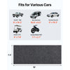 VEVOR Garage Floor Mat, 7.6'x19' Waterproof Protection from Water,Snow, Rain,Mud and Oil for Cars, Non-slip Heavy Duty Containment Mat with TPE Anti-Leak Backing & Easy to Clean & Cuttable