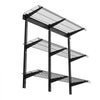VEVOR 3-Tier Heavy Duty Wall Garage Shelving, 0.9 x 3 ft Steel Wall Mounted Shelving Unit, 11 x 36 Inch Per Shelf Floating Storage Metal Rack for Garage with 450 lbs Total Weight Capacity, Black