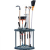 VEVOR Garden Tool Organizer, 19 Slots, Yard Tool Tower Rack for Garage Organization and Storage, Hold Long-Handled Tool/Rake/Broom/Shovel, PP Garden Tool Stand Holder Organizer for Yard, Shed, Outdoor