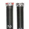 VEVOR Garage Door Torsion Springs, Pair of 0.218 x 2 x 24inch, Garage Door Springs with Non-Slip Winding Bars, 16000 Cycles, Gloves and Mounting Wrench, Electrophoresis Coated for Replacement