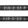 VEVOR Garage Door Torsion Springs, Pair of 0.218 x 2 x 23inch, Garage Door Springs with Non-Slip Winding Bars, 16000 Cycles, Gloves and Mounting Wrench, Electrophoresis Coated for Replacement