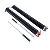 VEVOR Garage Door Torsion Springs, Pair of 0.225 x 2 x 27 in, 16000 Cycles, Electrophoresis Black Coated for Replacement, Garage Door Springs with Non-Slip Winding Bars, Gloves and Mounting Wrench