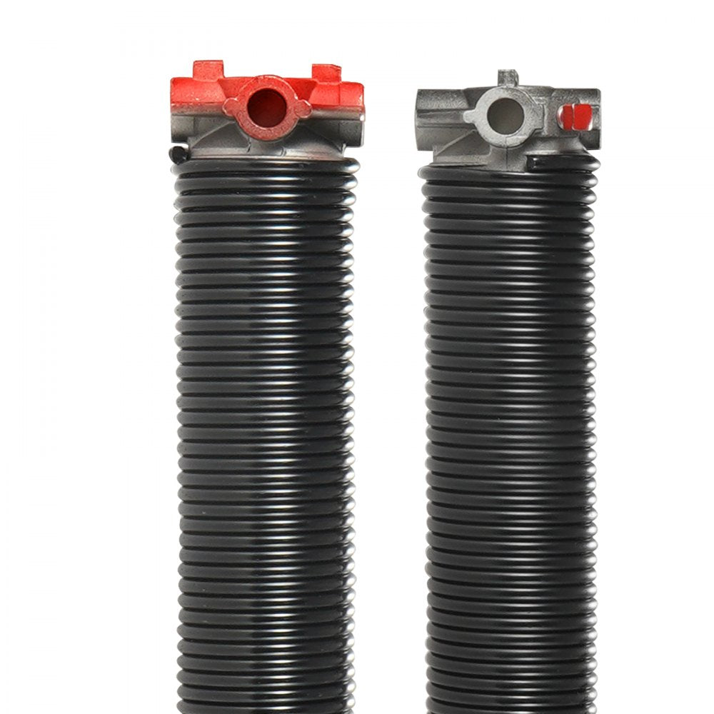 VEVOR Garage Door Torsion Springs, 16000 Cycles, Pair of 0.25 x 2 x 30inch, Garage Door Springs with Non-Slip Winding Bars, Mounting Tool and Gloves, Electrophoresis Coated, for Replacement