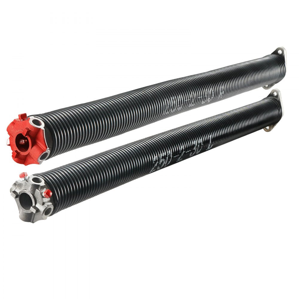 VEVOR Garage Door Torsion Springs, 16000 Cycles, Pair of 0.25 x 2 x 30inch, Garage Door Springs with Non-Slip Winding Bars, Mounting Tool and Gloves, Electrophoresis Coated, for Replacement