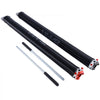 VEVOR Garage Door Torsion Springs, Pair of 0.25 x 2 x 31 in, 16000 Cycles, Electrophoresis Black Coated for Replacement, Garage Door Springs with Non-Slip Winding Bars, Gloves and Mounting Wrench