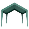VEVOR Carport Replacement Canopy, 10 x 20 ft Potable Garage Tent Top Tarp, UV-Resistant & Waterproof Car Shelter Tarp, Heavy Duty Car Port Cover with Ball Buggees, Dark Green, Frame Not Included