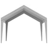 VEVOR Carport Replacement Canopy Cover 12 x 20 ft, Garage Top Tent Shelter Tarp Heavy-Duty Waterproof & UV Protected, Easy Installation with Ball Bungees,Grey (Only Top Cover, Frame Not Include)