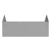 VEVOR Carport Replacement Canopy Cover Side Wall 12 x 20 ft, Garage Tent Shelter Tarp Heavy-Duty Waterproof & UV Protected, Easy Installation with Ball Bungees,Grey (Top and Frame Not Included)