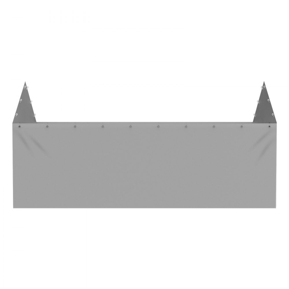 VEVOR Carport Replacement Canopy Cover Side Wall 12 x 20 ft, Garage Tent Shelter Tarp Heavy-Duty Waterproof & UV Protected, Easy Installation with Ball Bungees,Grey (Top and Frame Not Included)