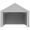 VEVOR Carport Replacement Canopy, 13 x 20 ft Potable Garage Tent Top Tarp with Sidewalls, UV-Resistant & Waterproof, Heavy Duty Car Shelter Tarp with Ball Buggees, Grey, Frame Not Included