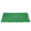 VEVOR Interlocking Drainage Mat, 50 Pcs Modular Interlocking Cushion, 12” x 12” Splicing Drainage Mats, Non-Slip Green PP Drainage Floor Tile and Shower Mat, for Garage, Garden, Kitchen & Outdoor