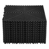 VEVOR Interlocking Drainage Mat, 12” x 12” Modular Interlocking Cushion, 12 Pcs Splicing Drainage Mats, Non-Slip Black PP Drainage Floor Tile and Shower Mat, for Garage, Garden, Kitchen & Outdoor