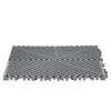 VEVOR Interlocking Drainage Mat, 12” x 12” Modular Interlocking Cushion, 24 Pcs Splicing Drainage Mats, Non-Slip Gray PP Drainage Floor Tile and Shower Mat, for Garage, Garden, Kitchen & Outdoor