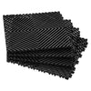 VEVOR Interlocking Drainage Mat, 12” x 12” Modular Interlocking Cushion, 24 Pcs Splicing Drainage Mats, Non-Slip Black PP Drainage Floor Tile and Shower Mat, for Garage, Garden, Kitchen & Outdoor