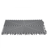 VEVOR Interlocking Drainage Mat, 12” x 12” Modular Interlocking Cushion, 12 Pcs Splicing Drainage Mats, Non-Slip Gray PP Drainage Floor Tile and Shower Mat, for Garage, Garden, Kitchen & Outdoor