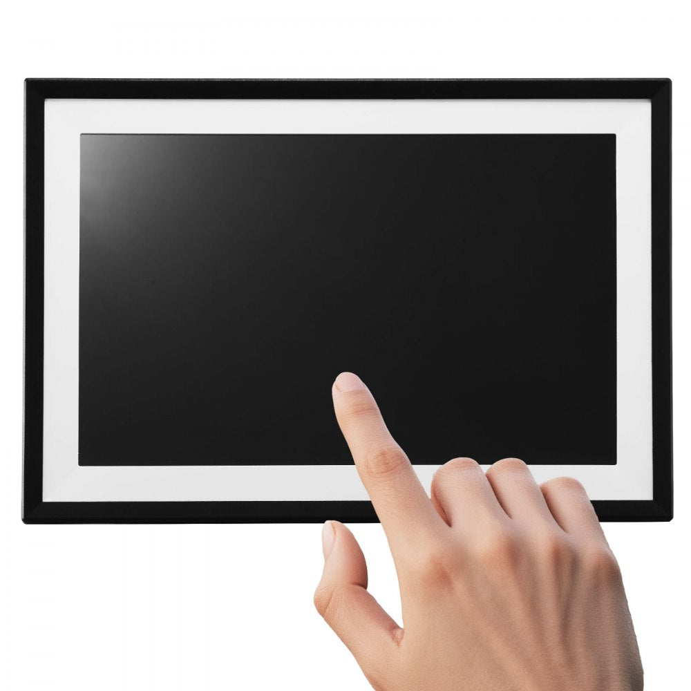 VEVOR 10.1 Inch Digital Picture Frames (2-PK), 1280x800 HD IPS Touch Screen Electronic Photo Frame, 32GB Memory, Auto-Rotate Portrait or Landscape, Share Moments Instantly via App, for Parents Friends