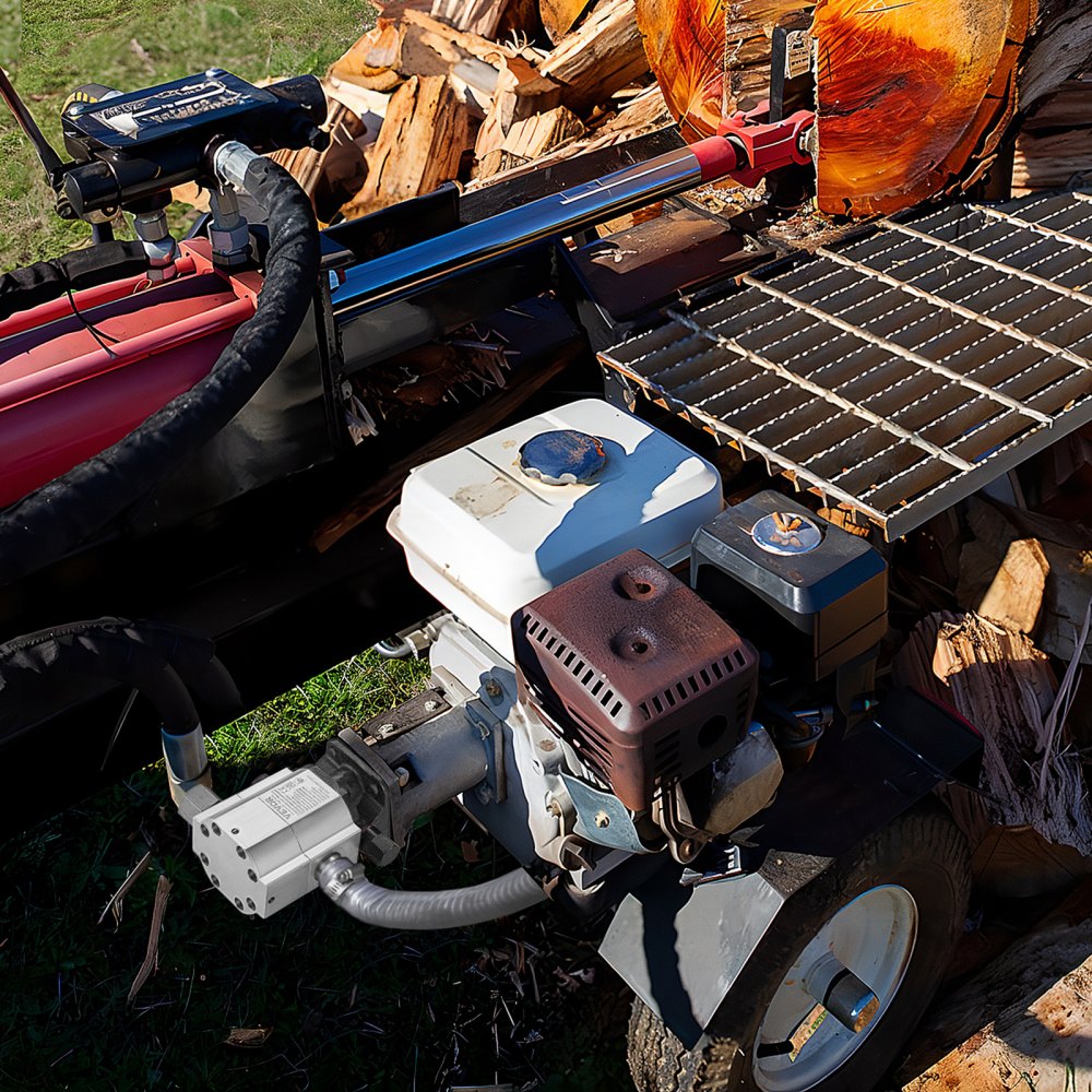 VEVOR Hydraulic Log Splitter Pump, 13GPM, 2 Stage 3000PSI Wood Log Splitter Pump, 1'' Inlet 1/2'' NPT Outlet 3600 RPM Aluminum Hydraulic Gear Pump, for Small Engine Mounting Log Splitters Snowplow