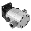 VEVOR Hydraulic Log Splitter Pump, 16GPM, 2 Stage 4000PSI Wood Log Splitter Pump, 1'' Inlet 1/2'' NPT Outlet 3600 RPM Aluminum Hydraulic Gear Pump, for Small Engine Mounting Log Splitters Snowplow