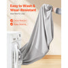 VEVOR Fitted Sheet, 1 Set of 2 Pieces, Twin Size Elastic Fitted Sheet with High-Quality Microfiber, Wear-Resistant & Breathable Twin Fitted Sheet with Single-Sided Brushing, Fit for 15 in Mattress