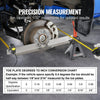 VEVOR Wheel Alignment Tool, 2-Pack Toe Alignment Toe Plates, Stainless Steel Wheel Alignment Tool Plate, Toe Angle Accurate Measurement, Includes 2 Measuring Tapes & Conversion Chart