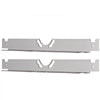 VEVOR Wheel Alignment Tool, 2-Pack Toe Alignment Toe Plates, Stainless Steel Wheel Alignment Tool Plate, Toe Angle Accurate Measurement, Includes 2 Measuring Tapes & Conversion Chart
