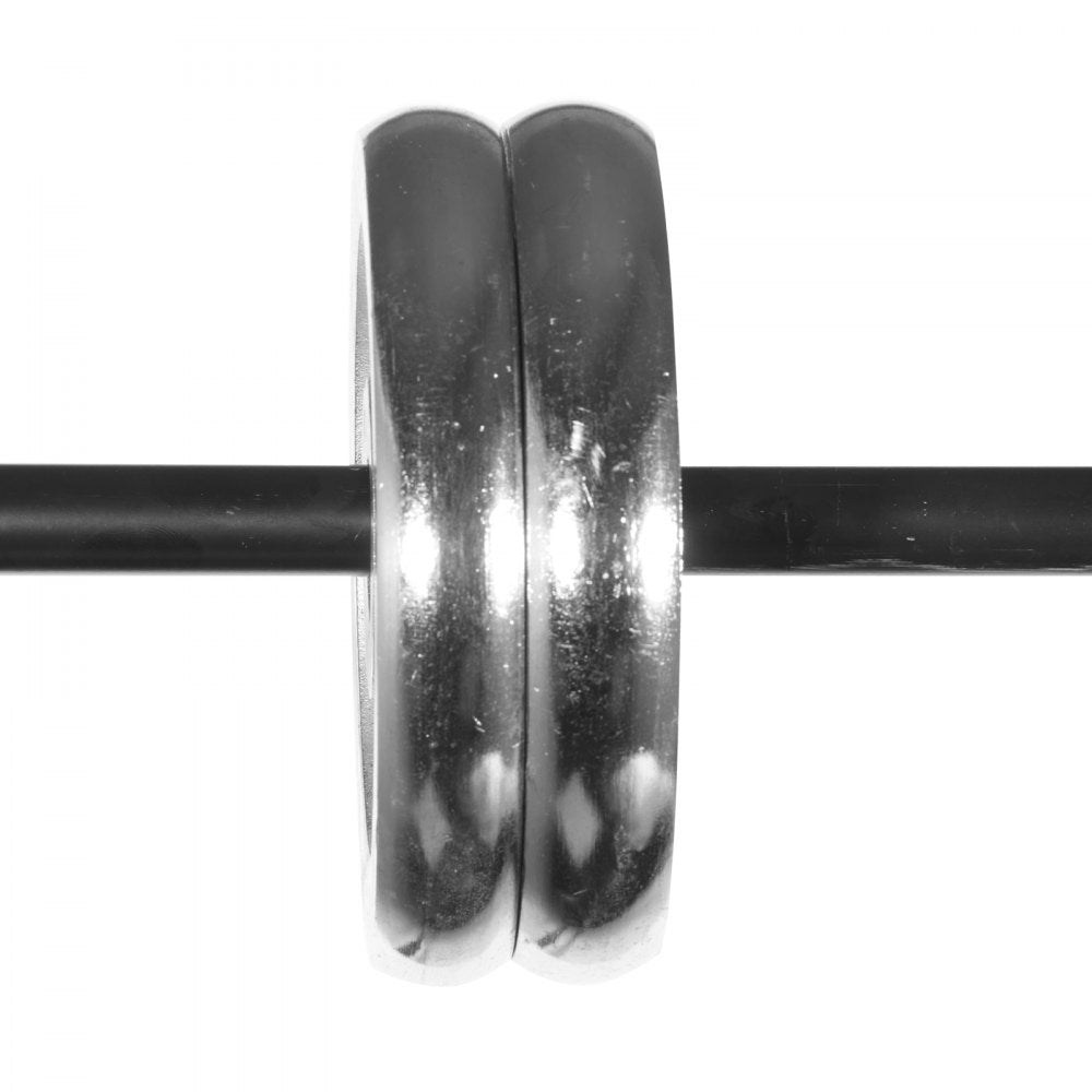 VEVOR 1 Inch Double Curtain Rods 36 to 72 Inches(3-6ft), Drapery Rods for Windows 24 to 68 Inches, Telescoping Dual Curtain Rod with Round Finials, Black