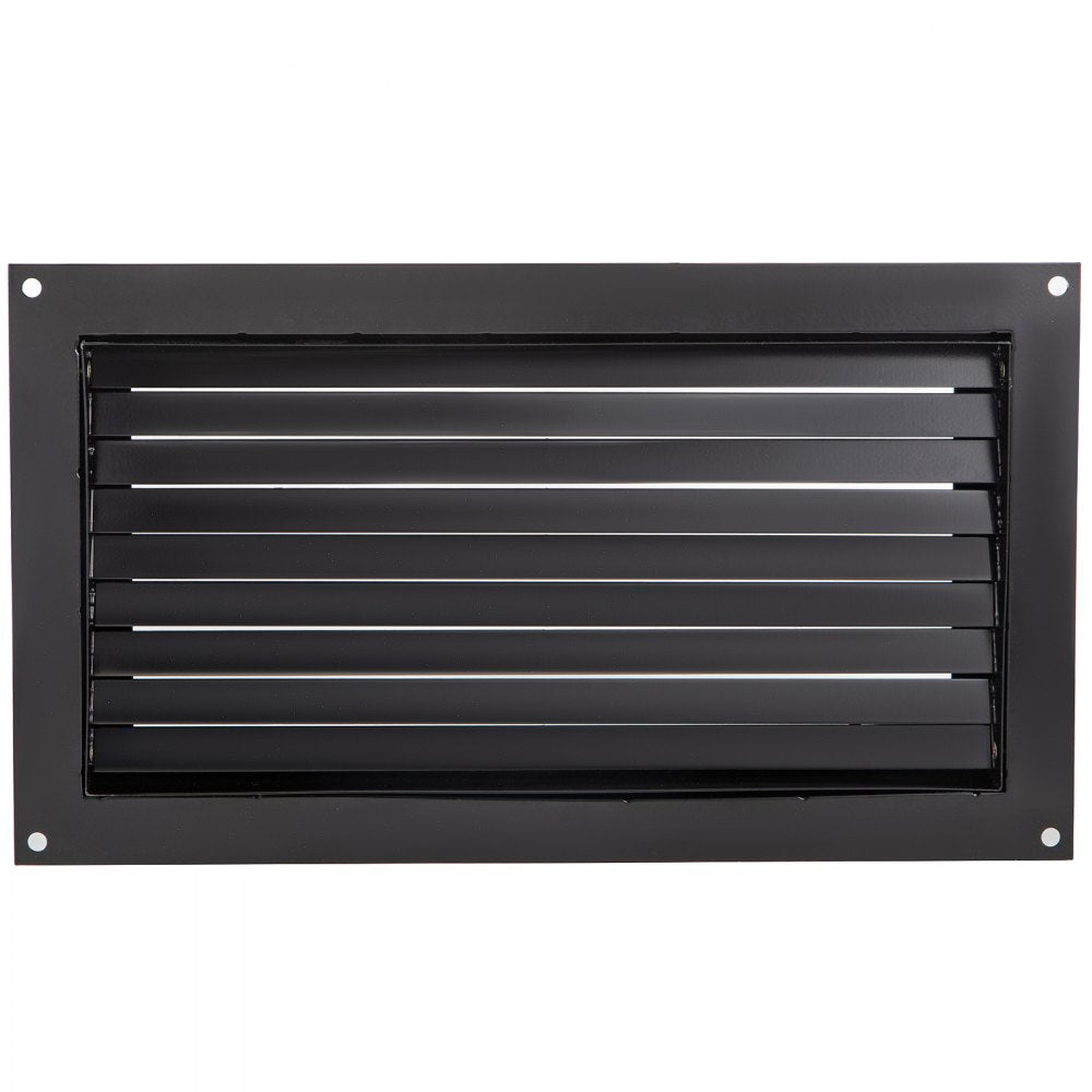 VEVOR Flood Vent, 16\" X 32\" Foundation Flood Vent, to Reduce Foundation Damage and Flood Risk, Black, Wall Mounted Flood Vent, for Crawl Spaces,Garages & Full Height Enclosures (16\" X 32\")