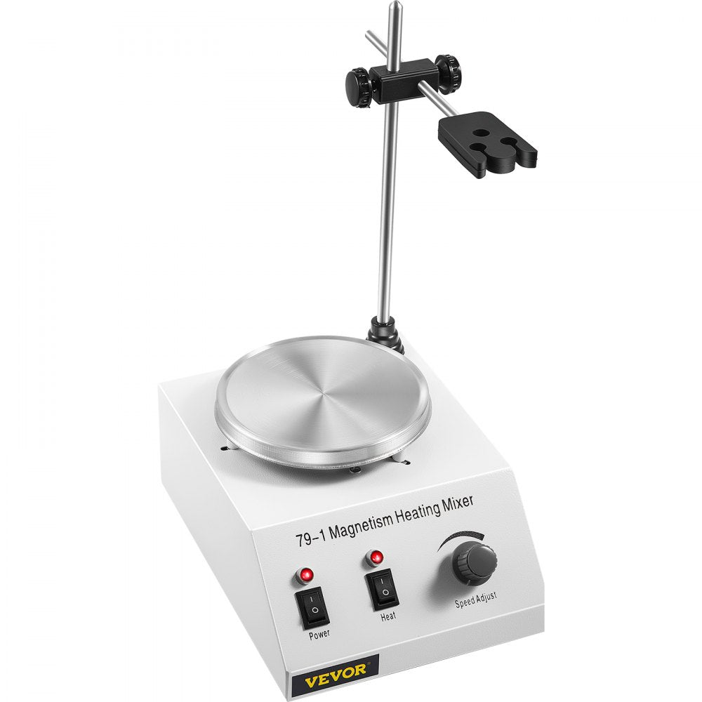 79-1 Magnetic Heating Stirrer Hot Plate Mixer Machine 1L Speed Control