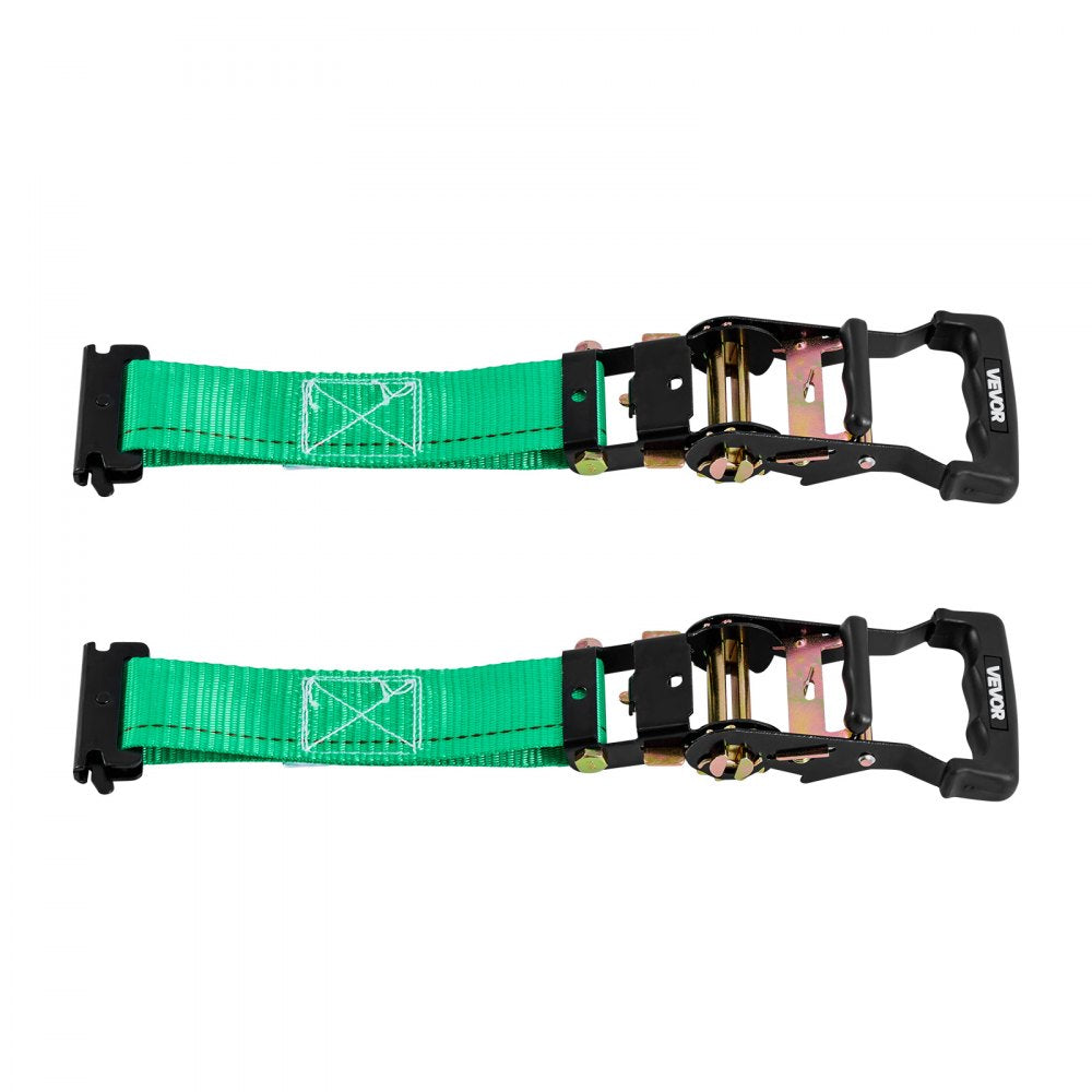 VEVOR Wheel Chock Tie-Down Kit, Chock-Style Trailer Tie Down Strap, Car Tie Down Kit with Buckle, Break Strength 4380 lbs & Working Load 1460 lbs Motorcycle Tie-Down System for ATVs, UTVs & Trailers