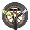 VEVOR Wheel Chock Tie-Down Kit, Tire-Style Trailer Tie Down Strap, Car Tie Down Kit with Flat Hook, Break Strength 10009 lbs & Working Load 3333 lbs Motorcycle Tie-Down System for ATVs, SUVs, Trailers