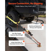 VEVOR Wheel Chock Tie-Down Kit, Tire-Style Tow Dolly Strap, Car Tie Down Kit with Heavy-Duty Hook, Break Strength 10009 lbs & Working Load 3333 lbs Motorcycle Tie-Down System for ATV, SUV, Snowmobiles