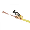 VEVOR Wheel Chock Tie-Down Kit, Tire-Style Tow Dolly Strap, Car Tie Down Kit with Heavy-Duty Hook, Break Strength 10009 lbs & Working Load 3333 lbs Motorcycle Tie-Down System for ATV, SUV, Snowmobiles
