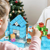 VEVOR Magnetic Blocks, 150 PCS Glacier Castle Set, Magnetic Building Cubes for Kids, STEM Montessori Sensory Toys for Christmas Birthday Gift, Construction Stacking Toy for 3+ Years Old Boys & Girls