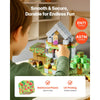 VEVOR Magnetic Blocks, 150 PCS Forest Castle Set, Magnetic Building Cubes for Kids, STEM Montessori Sensory Toys for Christmas Birthday Gift, Construction Stacking Toy for 3+ Years Old Boys & Girls