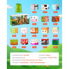 VEVOR Magnetic Blocks, 150 PCS Forest Castle Set, Magnetic Building Cubes for Kids, STEM Montessori Sensory Toys for Christmas Birthday Gift, Construction Stacking Toy for 3+ Years Old Boys & Girls