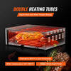 VEVOR Countertop Electric Pizza Oven, 12-inch, 1500W, 32-572 °F Temp Range, Stainless Steel Construction and Easy-to-Clean Crumb Tray, Suitable for Both Commercial and Home Use